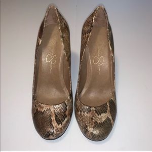Jessica Simpson Snakeskin Heels